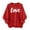 Z20-Red womens sweatshirt, variant on Qetyuw Valentines Day Sweatshirt Women Love Heart Graphic Pullover Casual Crew Neck Long Sleeves Tops Athletic Comfy Sweatshirts