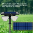 thumbnail image 2 of Matsuzay Light Solar Outdoor Lawn Walkway Landscape Lámpara de doble cabeza Patio Paisajismo Iluminación Resistente a la intemperie Recargable Iluminación y accesorios Blanco 6000K Matsuzay HA072736-02, 2 of 6