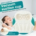thumbnail image 4 of Sutowe Bath Pillow Ergonomic Silicone Bathtub Pillow with Non Slip Suction Cups Comfortable Washable Bathtub Neck Support for Bathroom Tub, 4 of 8
