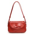 thumbnail image 1 of 1254 Bolso Mano Con Lazo Moderno Y Versátil PU Con Hombro Y Axila (rojo), 1 of 9