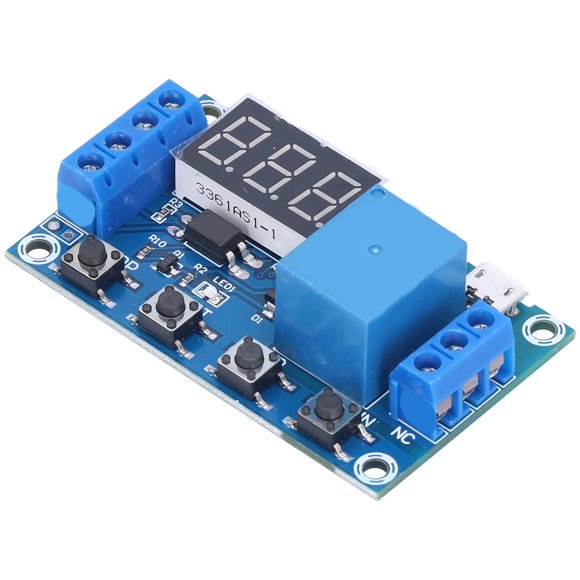Módulo de temporizador de ciclo de retardo de apagado BuyWeek Módulo de relé de CC 6 a 30 V Placa de relé