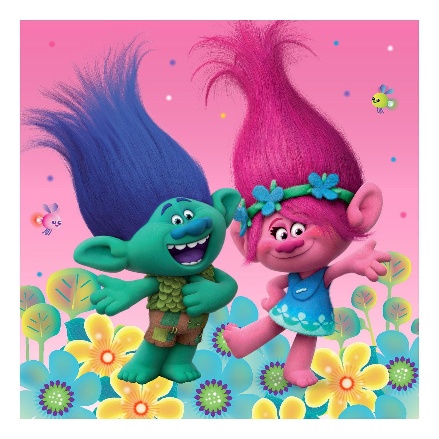 DreamWorks Trolls "Trolls Besties" 12" x 12" Decor Pillow