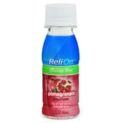 (4 pack) (4 Pack) ReliOn Pomegranate Glucose Shot, 2 Oz