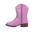 thumbnail image 3 of Roper Girls Glitter Galore Square Toe Cowboy   Mid Calf Boots, 3 of 5