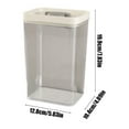 thumbnail image 7 of Sealed Jar Kitchen Grain Storage Box Container, Plastic, Pet Material, Transparent, for Pantry Organization, Tea, Powder, and Grains, 1.6 Liter, by FAJHHA, 7 of 7