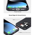 thumbnail image 6 of Case Compatible with iPhone 15 Pro (6.1-inch) Matte Translucent Phone Case for Men, Women, Girls, Thin Back Cover, Black, 6 of 14