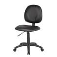 thumbnail image 4 of Scranton & Co Faux Leather Upholstered Wide Seat Office Swivel Chair in Black, 4 of 8