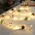 thumbnail image 2 of Christmas Furry Ball Ball Led Light Decoration, 2 of 2