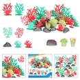 thumbnail image 3 of Paquete de 32 Plantas de Simulación de Pecera de Acuario, Paquete de Decoración de , Fácil de, 3 of 8