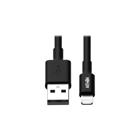 UPC: 0037332188526 | Tripp Lite M100-10N-BK-10 Black MFi Certified Lightning to USB Cable Sync Charge Apple iPhone iPod iPad 10pc