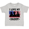 thumbnail image 3 of Inktastic Military Dad I Love My Daddy Boys or Girls Toddler T-Shirt, 3 of 5