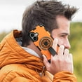 thumbnail image 5 of for iPhone 16 Phone Case [Compatible with Mag-Safe] [Built-in Invisible Stand] [Heavy Duty Drop Protection] Shockproof Rugged Protective Magnetic Cover for iPhone 16, Orange, 5 of 7