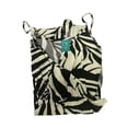thumbnail image 4 of Ropa Playa Ocean Pacific para Mujer Vestido Largo Olanes Cuello V Sin Manga Elastico Hojas Negro Talla EG, 4 of 4
