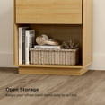 thumbnail image 4 of EYYTHUNG Modern Nightstand Wood End Side Table, Farmhouse Accent Night Stand Bedside Table, Natural Oak, 4 of 7
