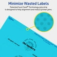 thumbnail image 5 of Avery Printable Rectangle Labels, Bright Blue, 2" x 6", 320ct, 5 of 11