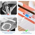 thumbnail image 3 of 6 pcs Plastic Wrap, Aluminum Foil and Wax Paper Dispenser Cutter, Reusable Tin Foil & Cling Wrap & Parchment Paper Dispe, 3 of 5