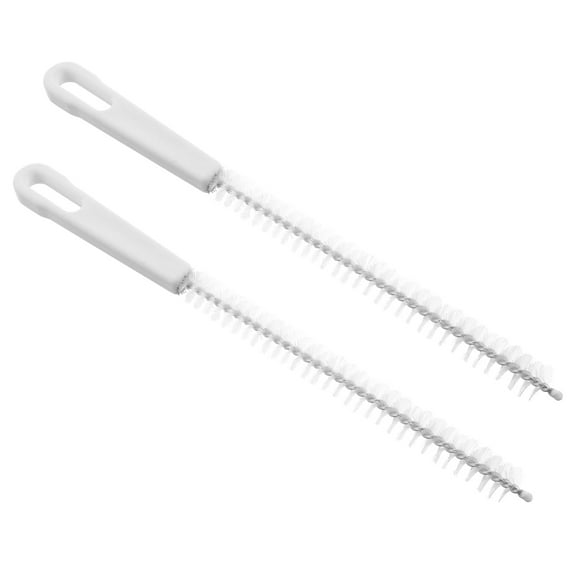 Viveous 2pcs Drain Cleaning Brush Sink Drain Brush Long Pipe Cleaners for Sink Basin Sewer Pipe Garbage Disposal Brush Flexible Drain Brush Straw Cleaner Brush