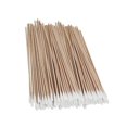 thumbnail image 2 of Cotton Swabs For Ear Cleaning Daily Use Light Brown Wooden Stick 4 Packs 400Pcs, 2 of 3
