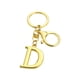 thumbnail image 2 of 1 llavero de metal con letras doradas de la A a la Z, ideal como regalo de Navidad, para decorar el hogar otoñal o para decorar la habitación., 2 of 6