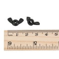 thumbnail image 5 of Uxcell Wing Nuts Nylon Butterfly Nut Hand Twist Tighten Fasteners Black M3, 5 of 5