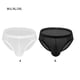 thumbnail image 3 of Qarigey Pantalones cortos estampados con cierre elástico de poliéster para hombre Ajuste seguro y cómodo Suave y cómodo Prendas para la parte inferior del cuerpo Blanco XL, 3 of 6