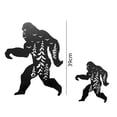 thumbnail image 4 of Sylvtty Halloween Metal Garden Stake Black Sasquatch Cat Dog Patio Yard Sign Outdoor Silhouette Statue for Garden Yard Patio Lawn Decor, 4 of 7