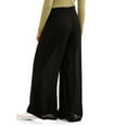 thumbnail image 2 of No Boundaries Juniors' crochet waistband wide leg soft pant, 2 of 2