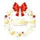 thumbnail image 2 of Seyotauo Merry Christmas Bow Window Clings, Xmas Ribbon Balls Gold Snowflake Star Stickers Decals Decorations, Winter Holiday Holly Berries Home Kitchen Decor, 2 of 6