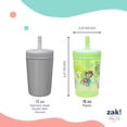 thumbnail image 5 of Zak Designs PAW Patrol Kelso Toddler Cups For Travel or At Home, 15oz 2-Pack Durable Plastic Sippy Cups With Leak-Proof Design is Perfect For Kids (Chase, Marshall, Rubble, & More), 5 of 11