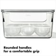 thumbnail image 4 of OXO Refrigerator Organizer 20-Count Egg Container with Removable Tray, Clear, 4 of 12