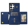 thumbnail image 3 of TECH CIRCLE for Samsung Galaxy S25 Ultra Wallet Case 6.8" 2025, Lightweight Cossbody Phone Case with RFID Blocking Flip Wallet, 5 Card Slots, PU Leather Protective Cover with Shoulder Strap, Blue, 3 of 9