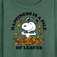 thumbnail image 3 of Peanuts - Happiness Is A Pile Of Leaves - Women's Lightweight French Terry Long Sleeve Shirt, 3 of 6