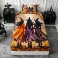 thumbnail image 4 of Erosebridal Witches Walk Twin Sheets 3pcs,Autumn Witch Bedding,Multi,1 Flat Sheet, 1 Fitted Sheet and 1 Pillowcase, 4 of 6