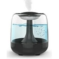 thumbnail image 1 of Mini humidificador, humidificador de aire ultrasónico USB de 440 ml con luz nocturna colorida, apagado automático, 2 modos de niebla, súper silencioso (negro)A ER, 1 of 5