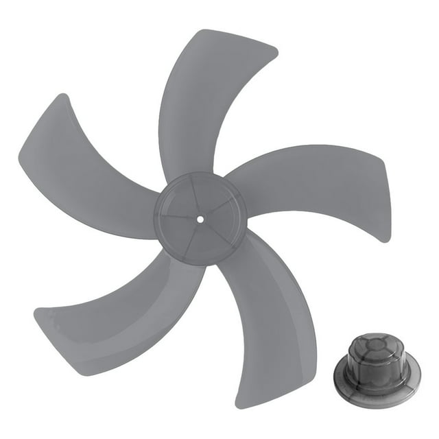 18 Inch Household Plastic Fan Blade Five Leaves with Nut Cover for Pedestal
