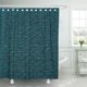 thumbnail image 1 of Cortina de Ducha ABPHQTO estampado ladrillos verde azulado 160x180 cm, 1 of 1