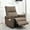 Brown, variant on Living Room Reclining Chair | Rock Back and Forth While Chatting | Padded with High - Density Sponge | Easy Assembly with Instruction Manual