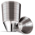 thumbnail image 1 of Vasos de condimentos Stock Your Home de acero inoxidable de 75 ml (paquete de 12), 1 of 7