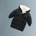 thumbnail image 4 of ATOGUTA Boys Girls Winter Coat Warm Winter Coat Windproof Rain Jacket Snow Coat Black, Size 1T-12, 4 of 5