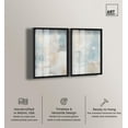 thumbnail image 2 of Neutral Modern Min Abstract 2 Panel Set Shadowbox Print Minimalist Wall Decor by Art Remedy, Black Frame, 30 x 45, 2 of 4