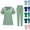 Light Green, variant on Scrubs for Women Set Stretch Fit Scrub Top & Jogger Pants Medical Nurse Uniforms Set