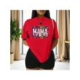 thumbnail image 2 of Playera Blusa Mama Mamá Fieramente Increíble – Estilo Animal Print con Actitud Color Rojo Talla Chica Marca Emil SaEs, 2 of 4