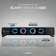 thumbnail image 3 of Bocinas Acteck ELANT BRICK AS450 Alámbrica USB 3.5mm Iluminacion Led Negro AC-935258, 3 of 5