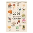 thumbnail image 2 of Wall Calendar 2026 Vertical Monthly Wall Calendar 12 Month Hanging Wall Planner，8.3" X 11.7 ", Thick Paper, Cute Design, 2 of 8