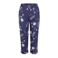thumbnail image 3 of WILLBEST Pantalones Casuales para Mujer con Estampado de Patrón, Cintura Elástica, Ligeros, Transpirables, de Lino, Cómodos y elegantes para Uso Diario. Mediana, 3 of 5