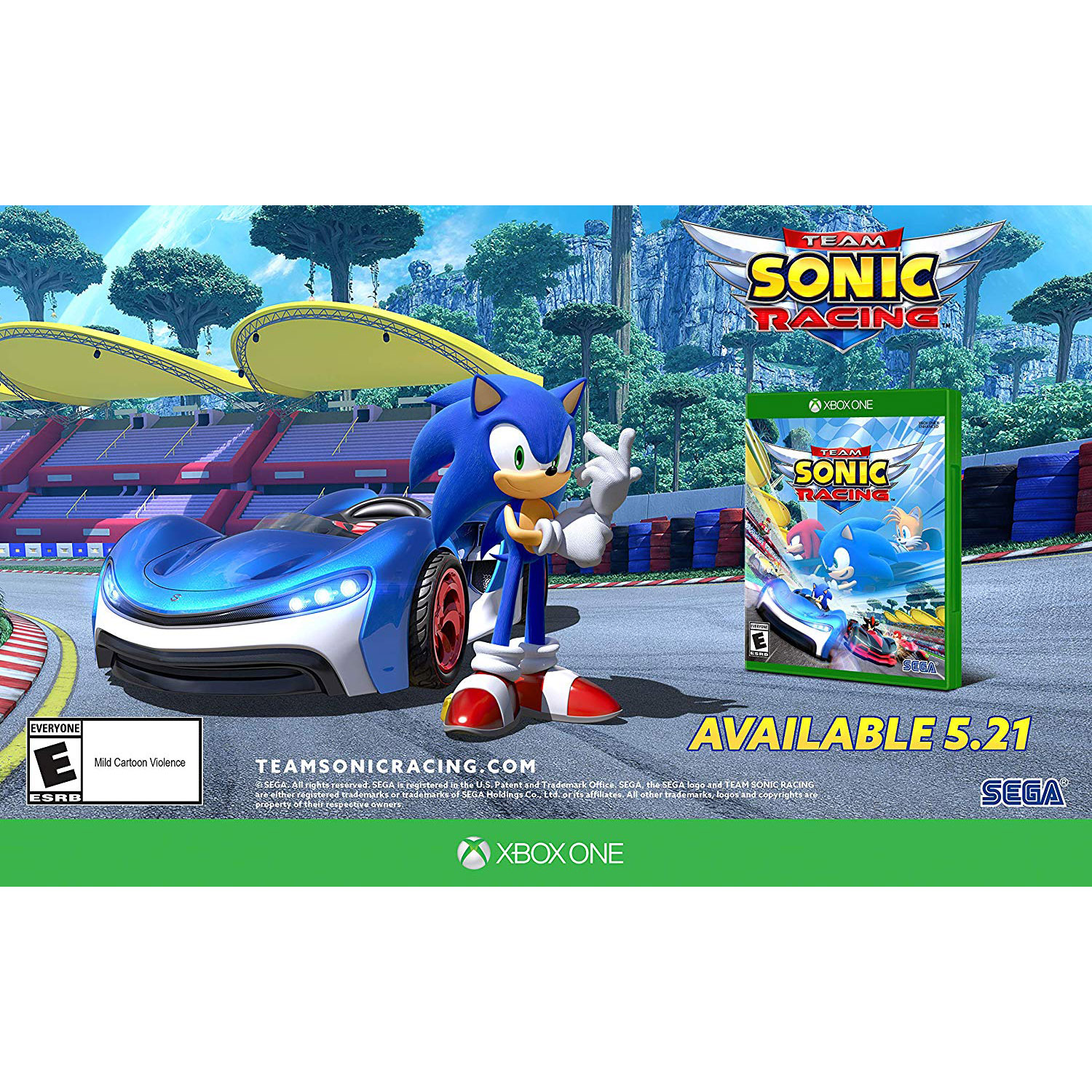 Team Sonic Racing, Sega, Xbox One, [Physical], SR-64089-2 - image 2 of 10