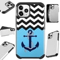 thumbnail image 1 of Compatible with iPhone 12 Mini Hybrid Fusion Guard Phone Case Cover (Anchor Wave), 1 of 1