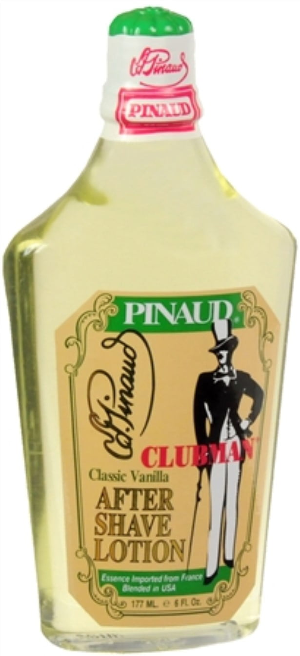 Pinaud Clubman Classic Vanilla After Shave Lotion 6 oz (Pack of 2)