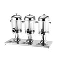 thumbnail image 1 of Dispensador de barril de bebidas con espiga a prueba de fugas con núcleo de hielo central, barril dispensador de bebidas, recipiente para hervidor de Plata 24L, 1 of 8