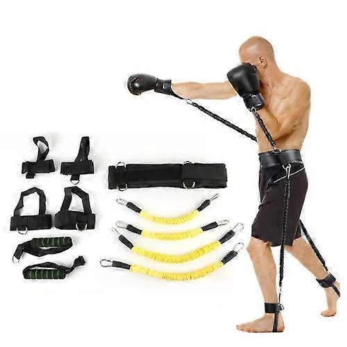 Bounce Ter Fitness Resistance Band Boxing Suit Latex Tube Tension Rope Leg Waist Ter